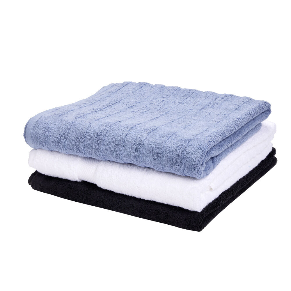 Drap de bain 100% coton 100x150cm - 3 modèles