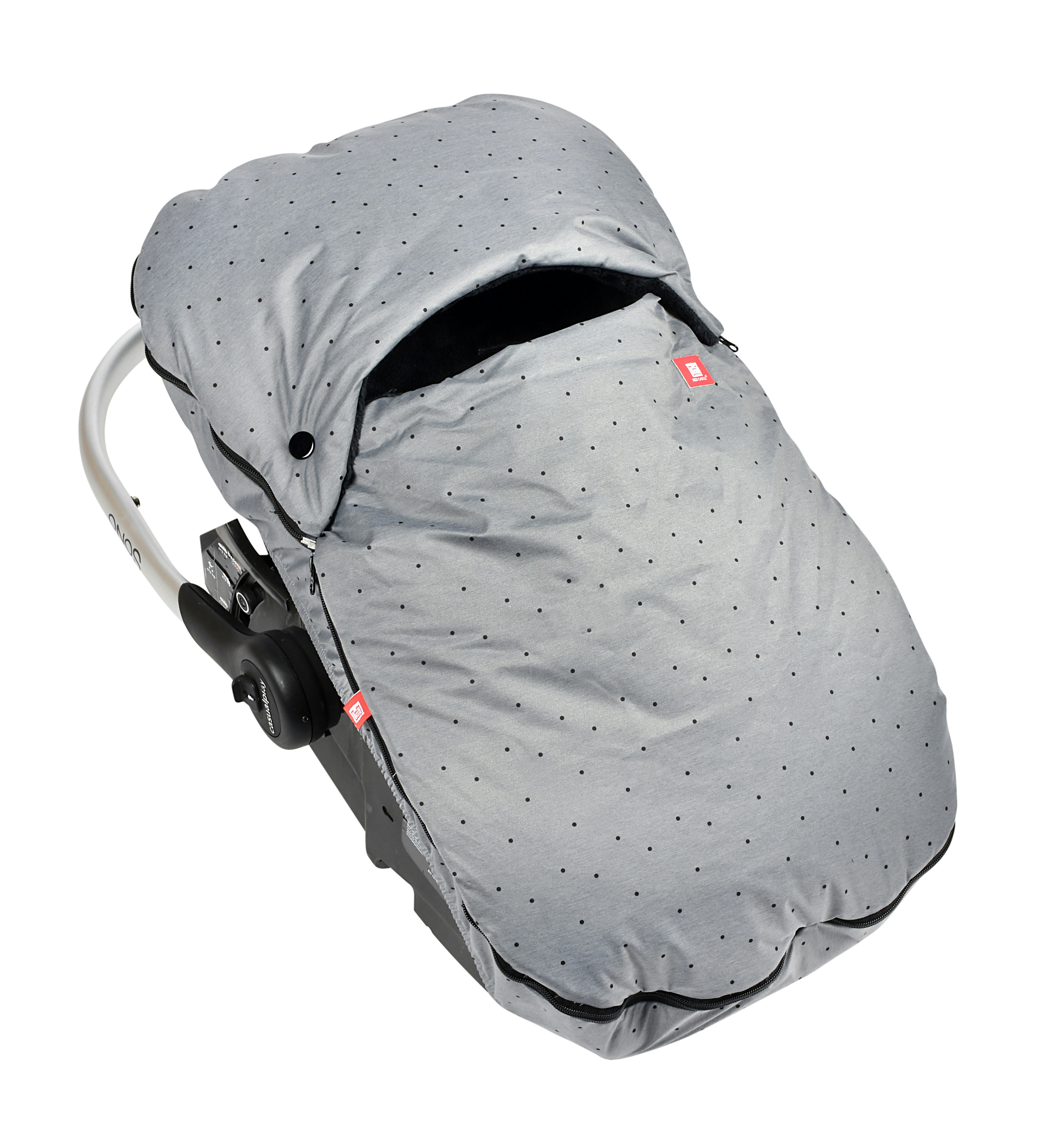 LES SORTIES - Chancelière bébé pour siège auto 0-12 mois gris chiné