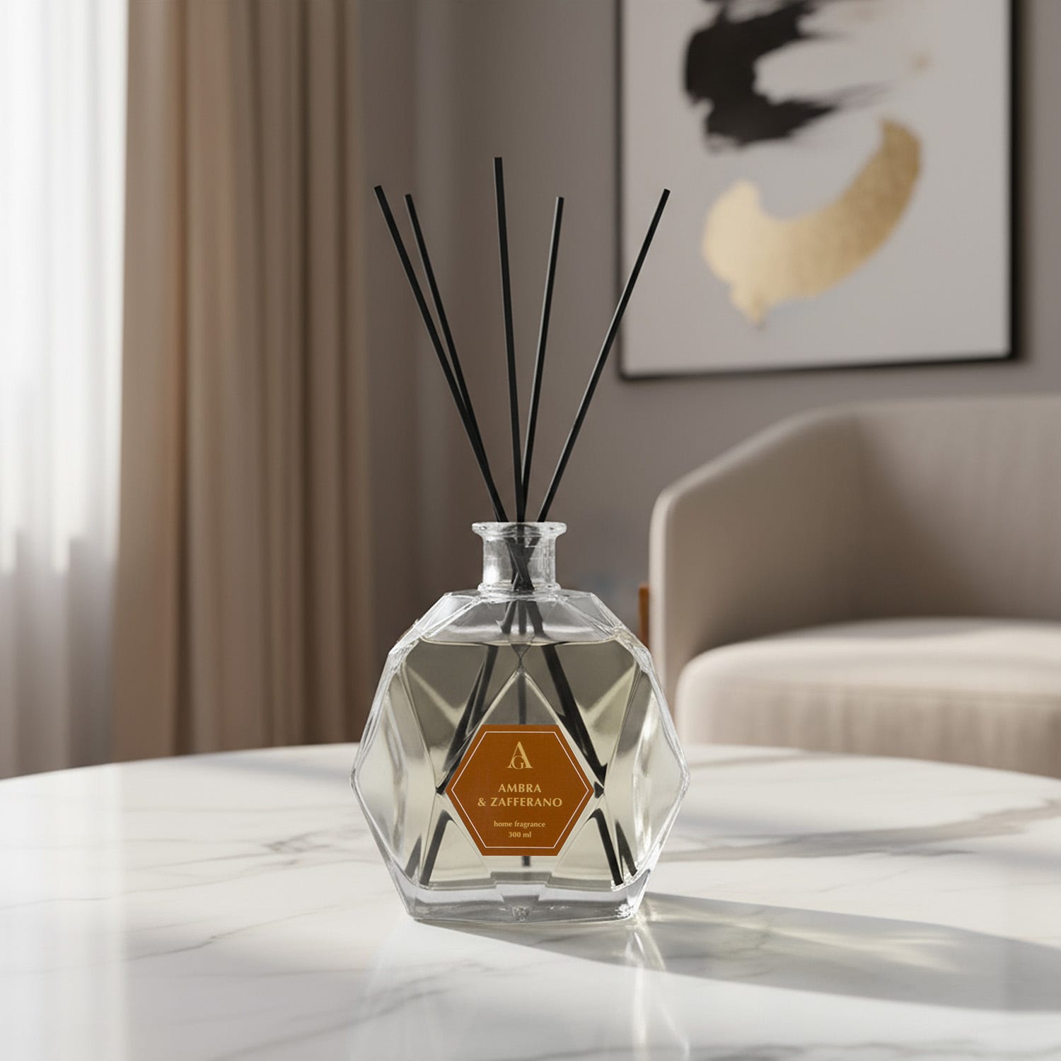 Diffusore ambiente 300 ml ambra e zafferano Home Fragrance