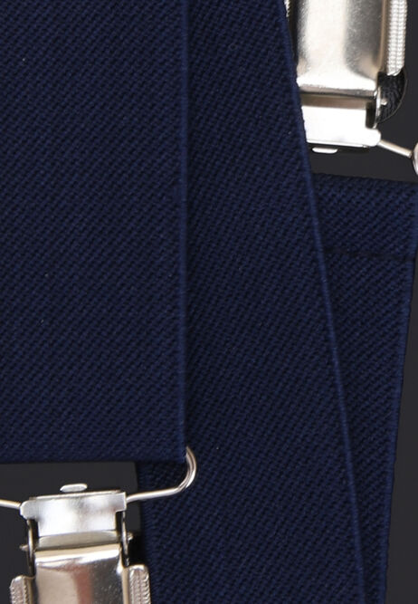 Mens Navy Adjustable Braces