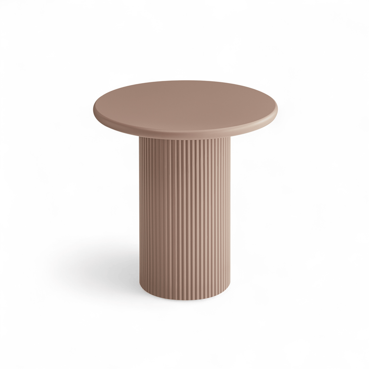 Furnhouse ronde salontafel Wave - Mokkamousse - Ø 50 cm