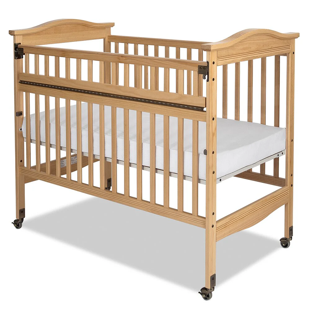 Kingswood Professional Child Care SafeAccess Clearview Full-Size Crib in Natural
