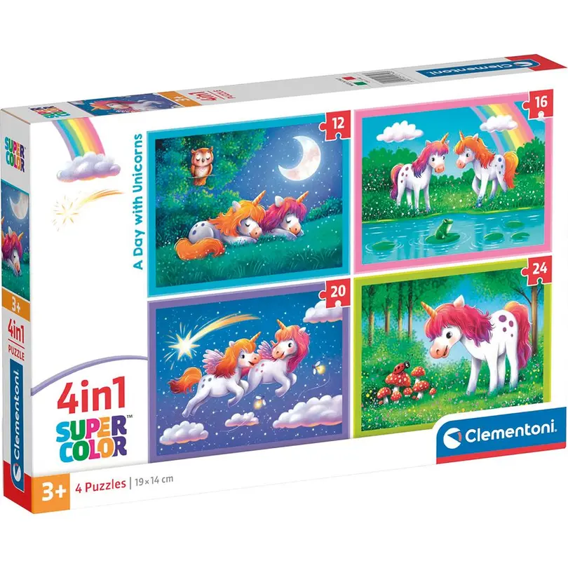 Puzzle 4er-Set Clementoni