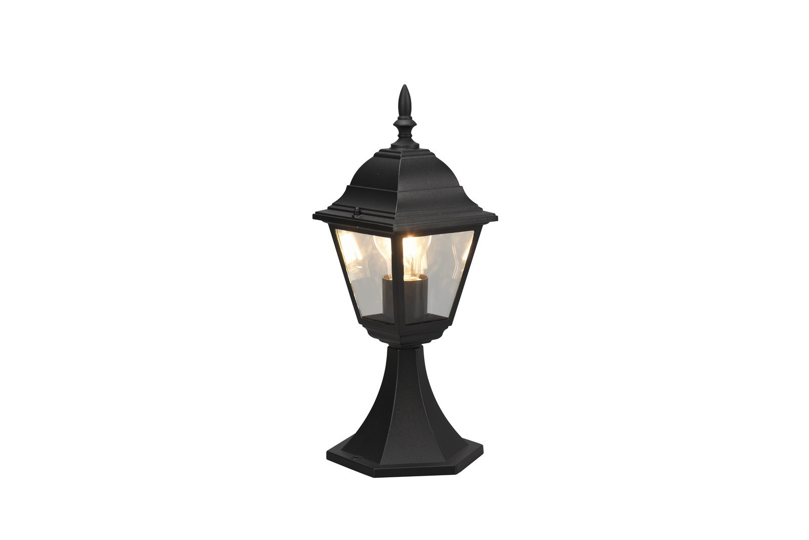 Lampa ogrodowa stojąca czarna LIVENZA wys:39,5 cm 1xE27x60W IP44 Trio
