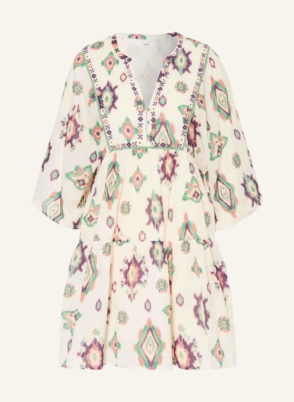 ba&sh Kleid OLALIE mit 3/4-Arm