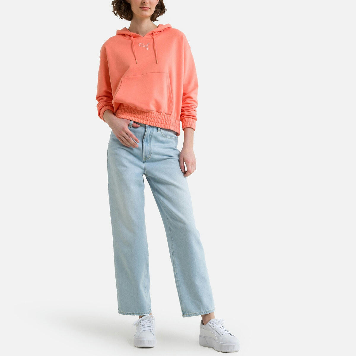 Sweat à capuche, poche centrale