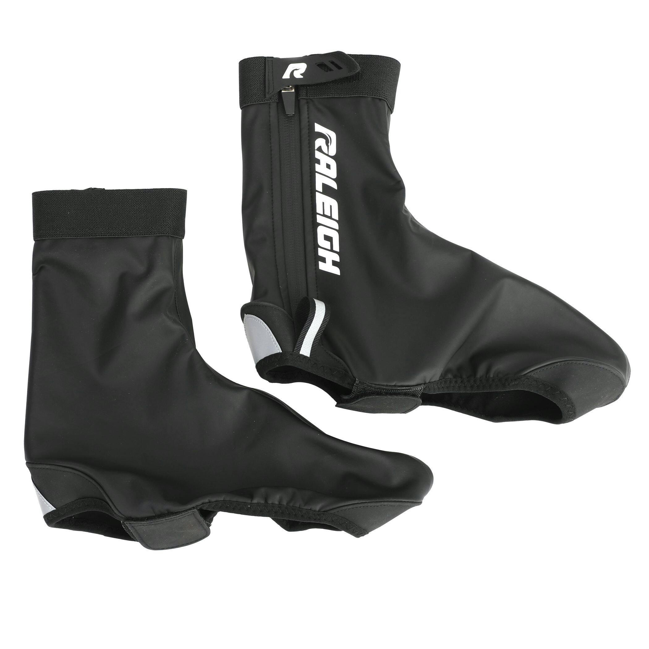 Raleigh All-Weather Bicycle Shoe Cover, Water-Resistant, L/XL, Adult, Black