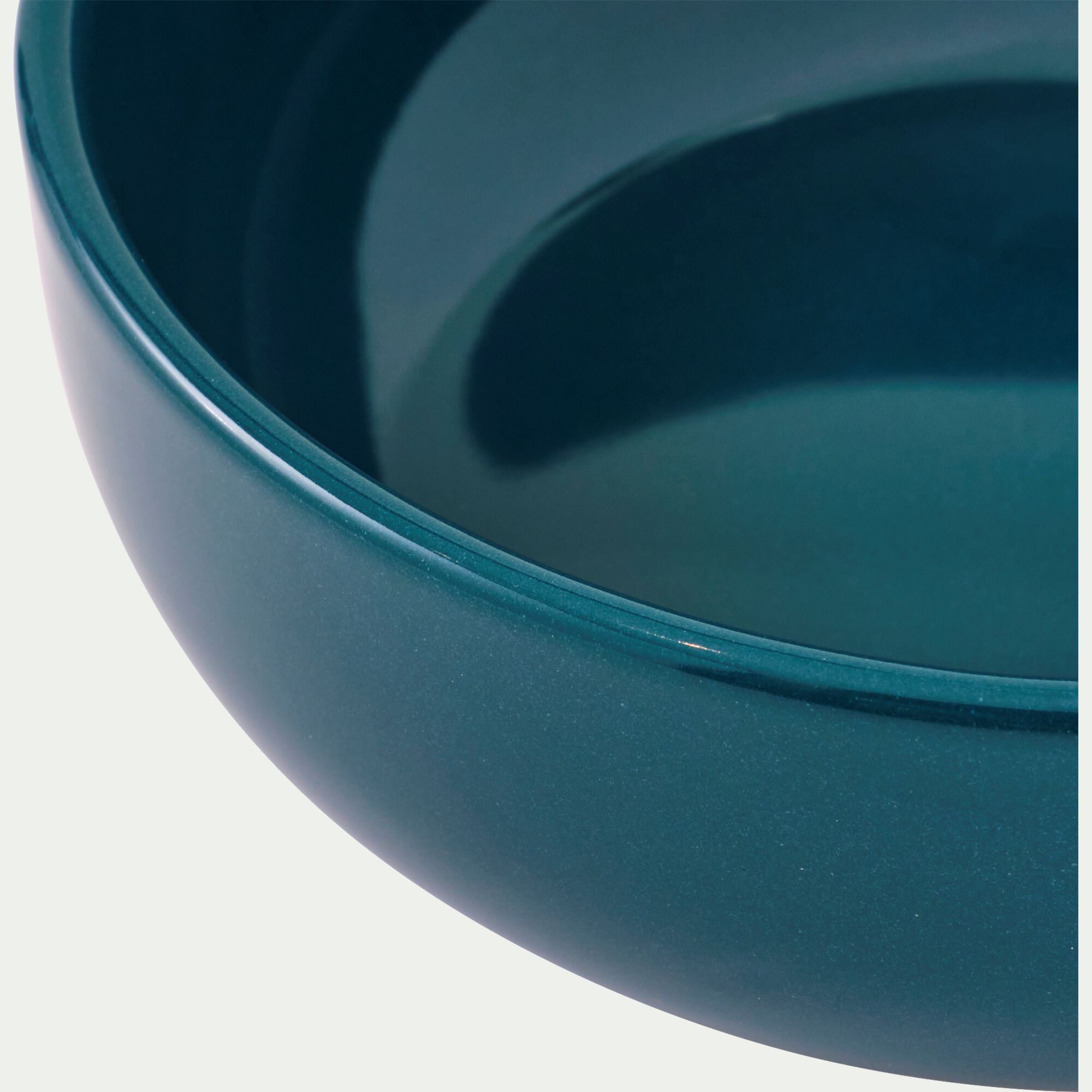 SELMA - Assiette creuse en faïence D15cm - bleu figuerolles