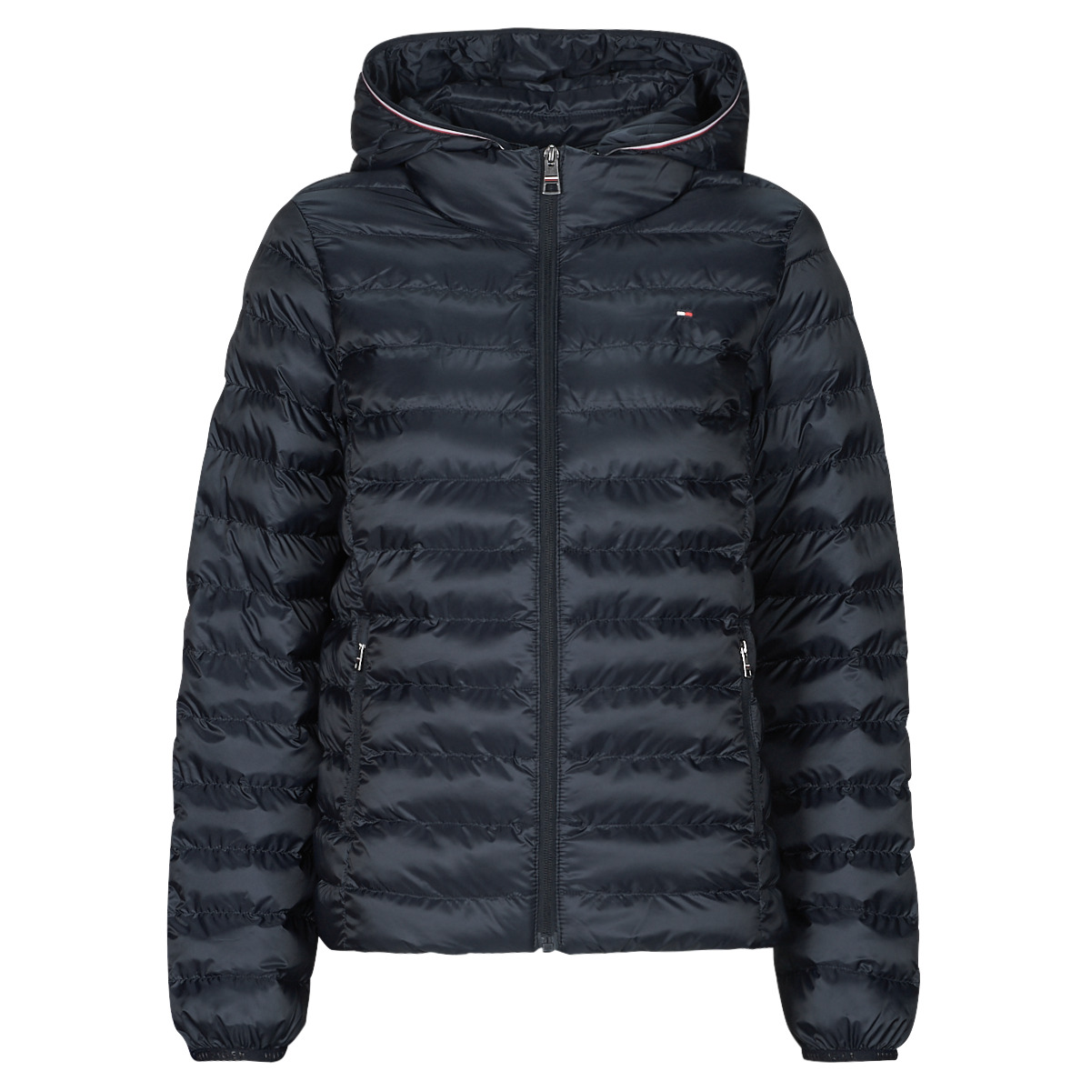 Tommy Hilfiger - LW PADDED GLOBAL STRIPE JACKET - Marine