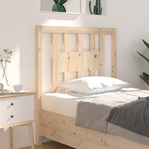 NNEVL Headboard 96x4x100 cm Solid Wood Pine
