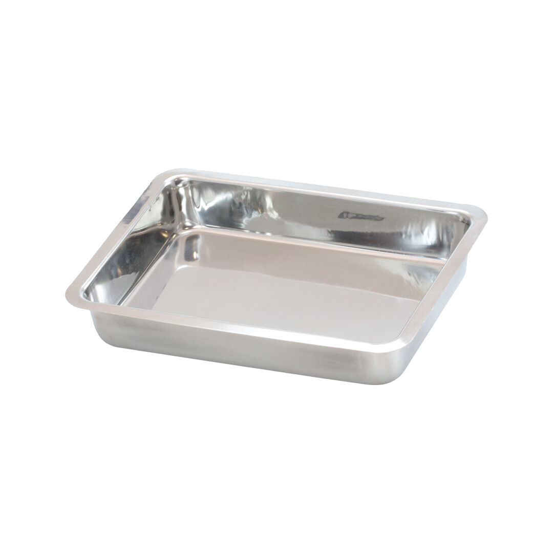Assadeira inox rectangular 5,5x33x24cm
