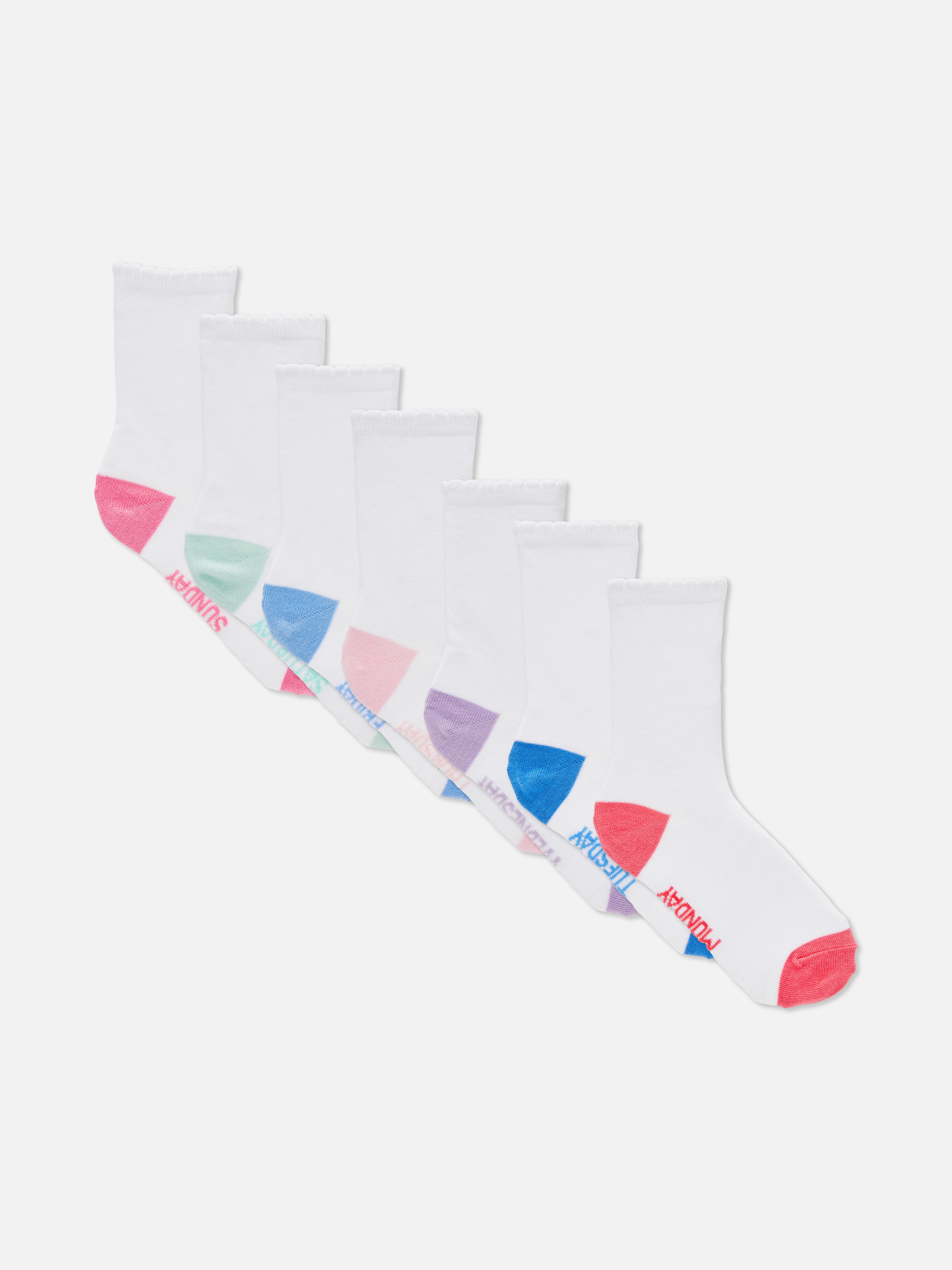 7-Pack Days of the Week Ankle Socks