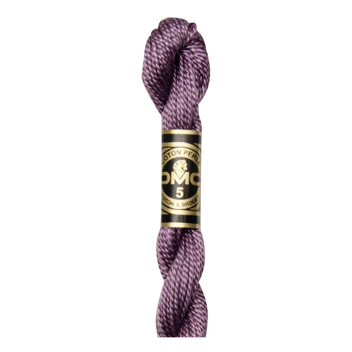 DMC Purple Pearl Cotton Thread Size 5 25m (3041)