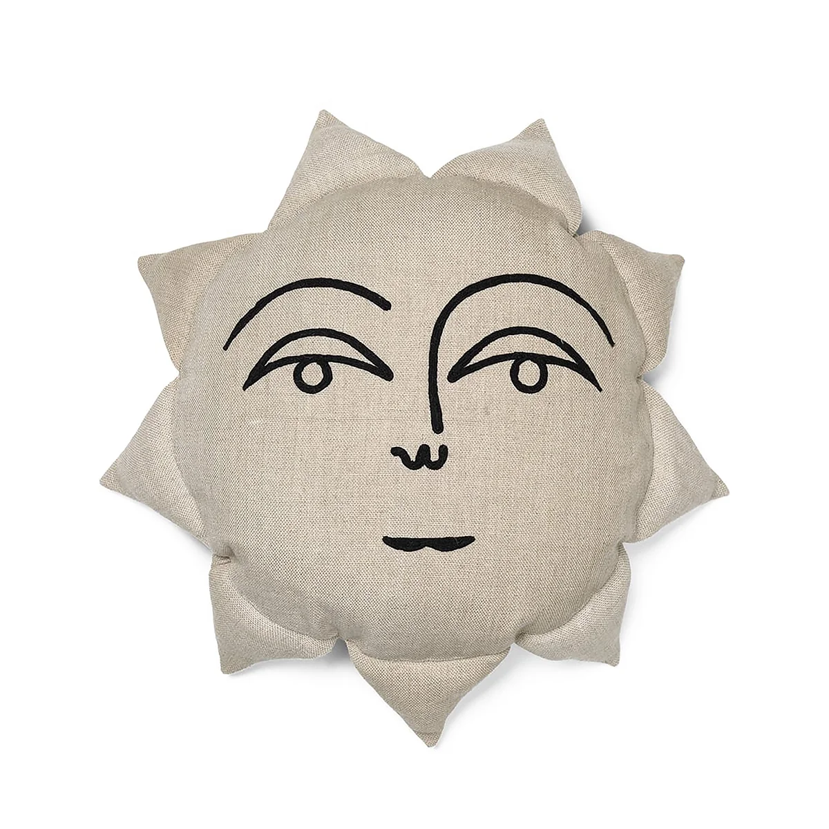 Ferm Living - Sun Kissen, natur
