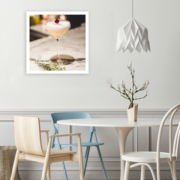 Feeby Obraz na płótnie, Drink z wisienką 30x30