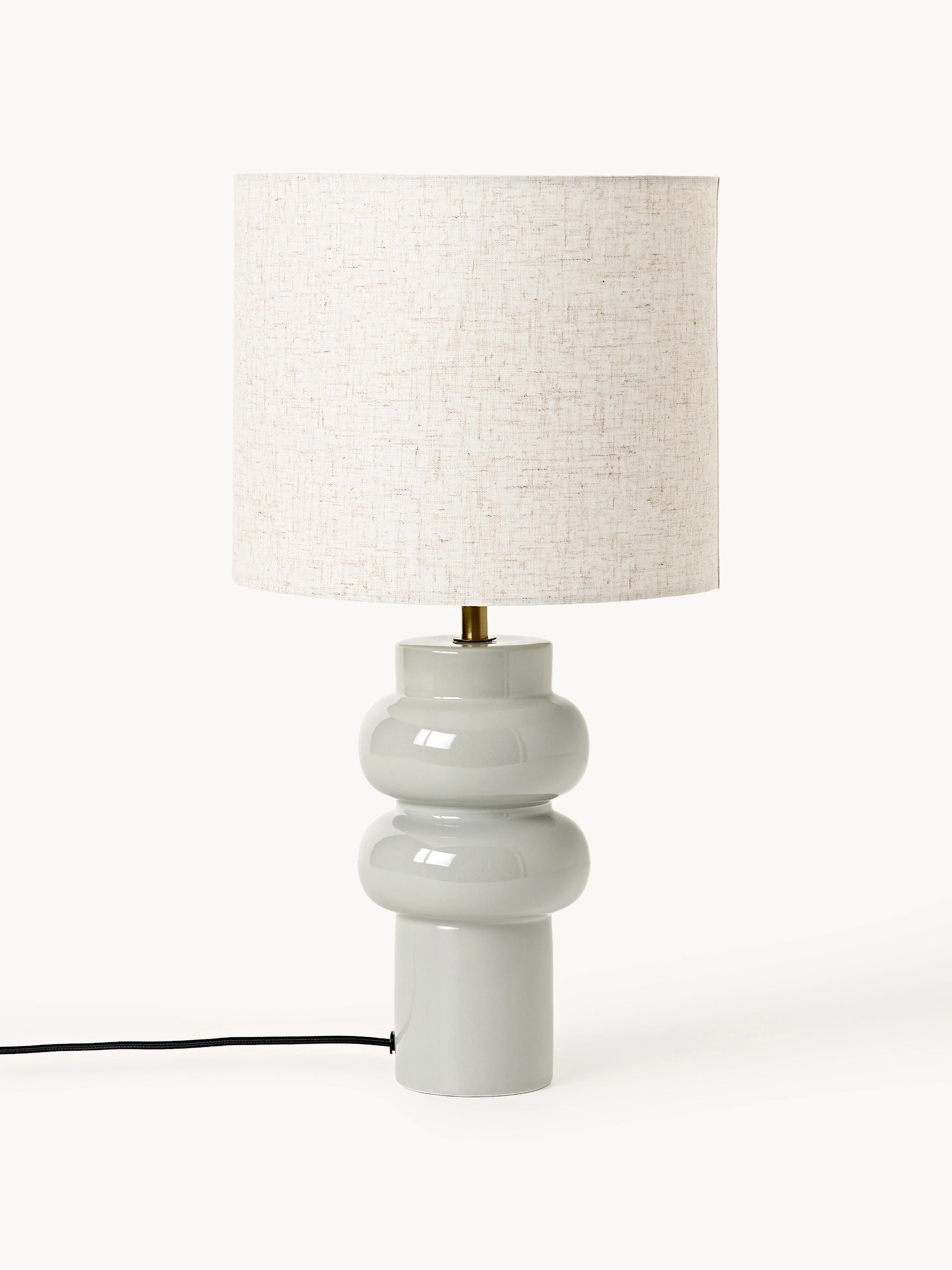 Große Keramik-Tischlampe Christine