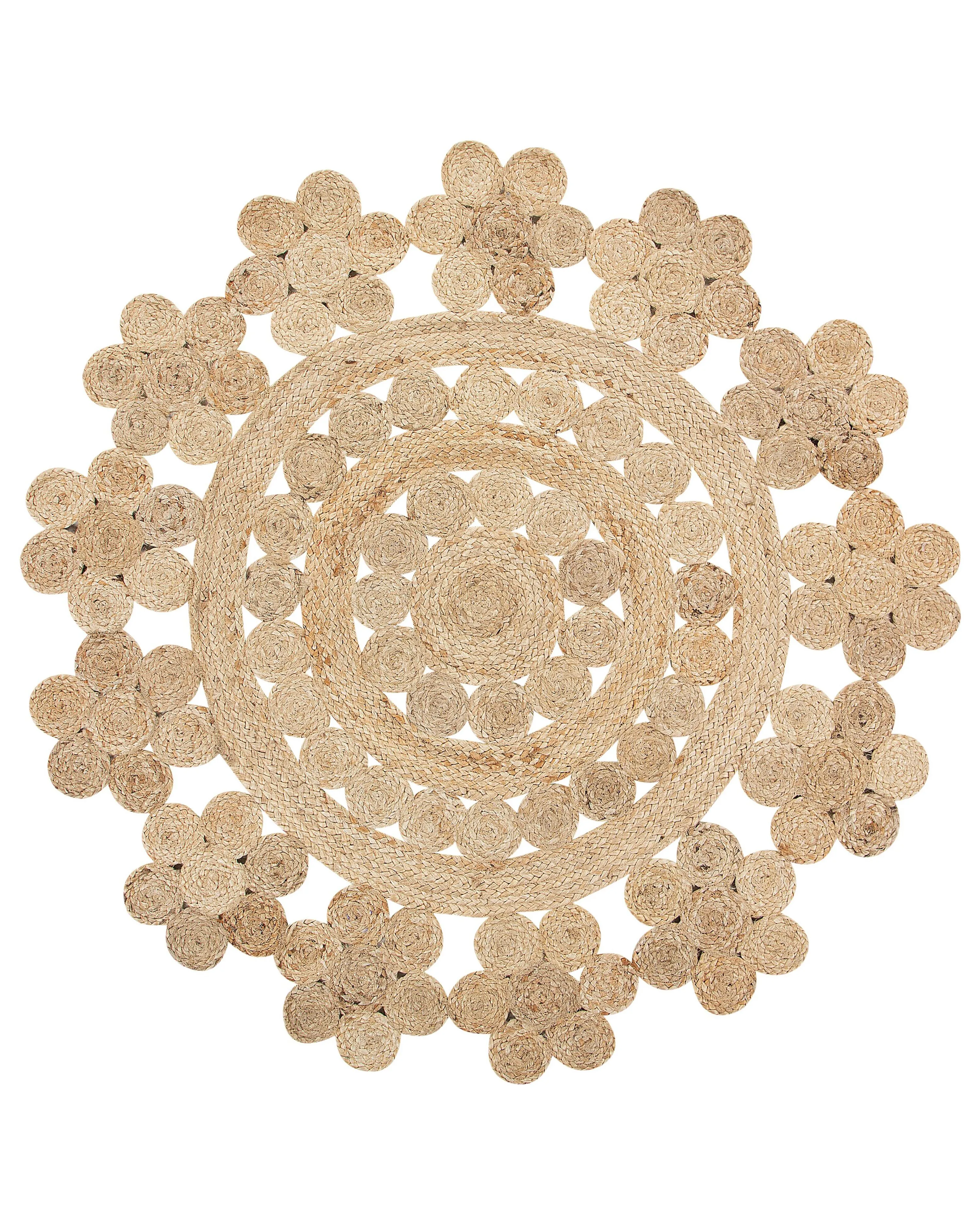 Rug BIRECIK Beige ? 120 cm Jute