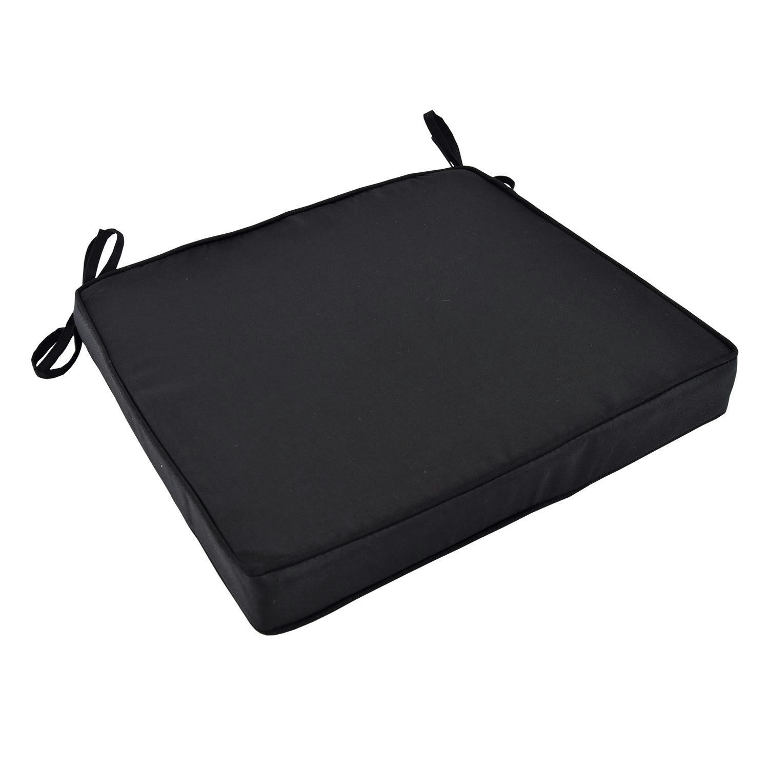 - Coussin Noir pour chaises et fauteuils pliants