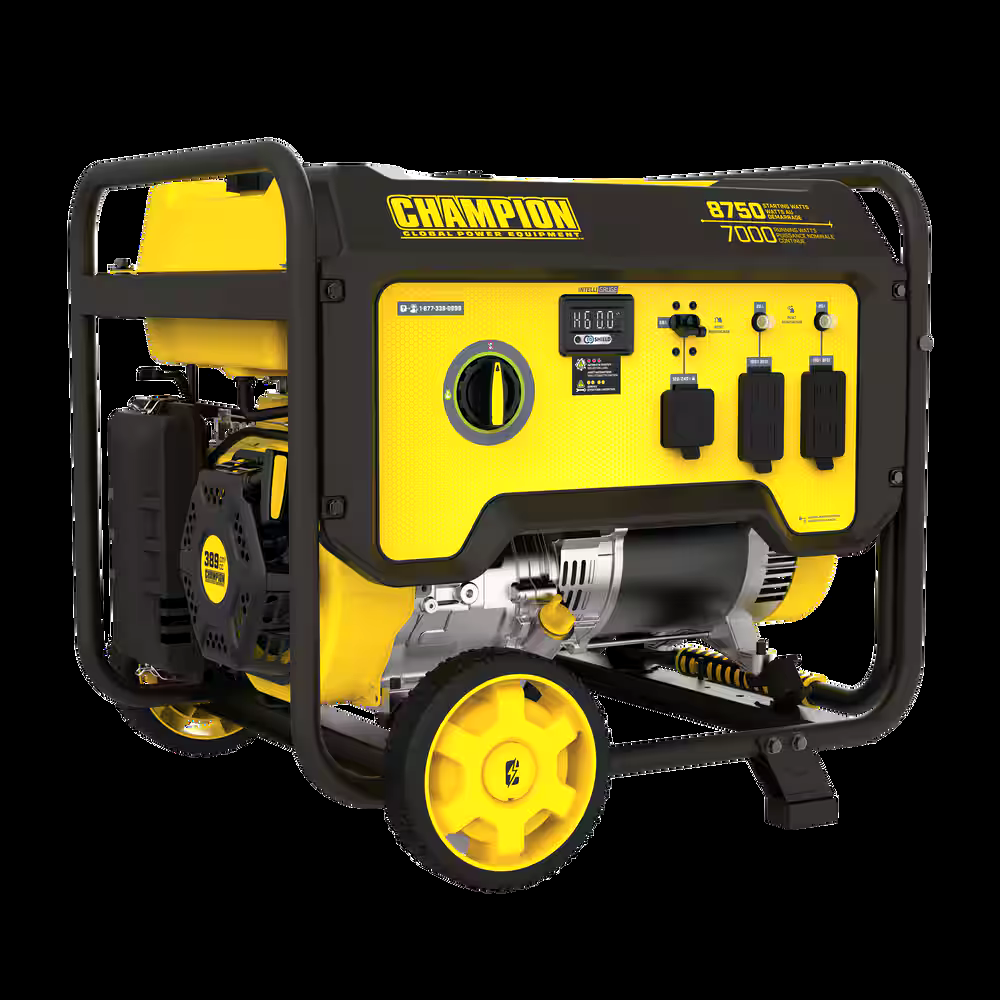 Champion 7000W/8750W Portable Gas Generator with CO Shield™
