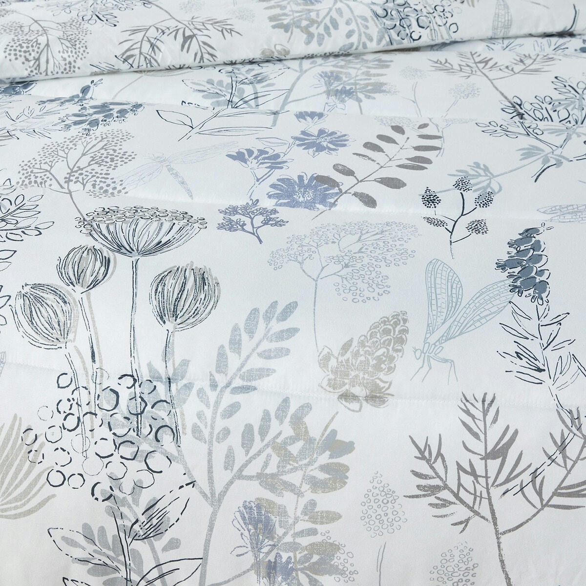 Couette imprimée microfibre, Romarin
