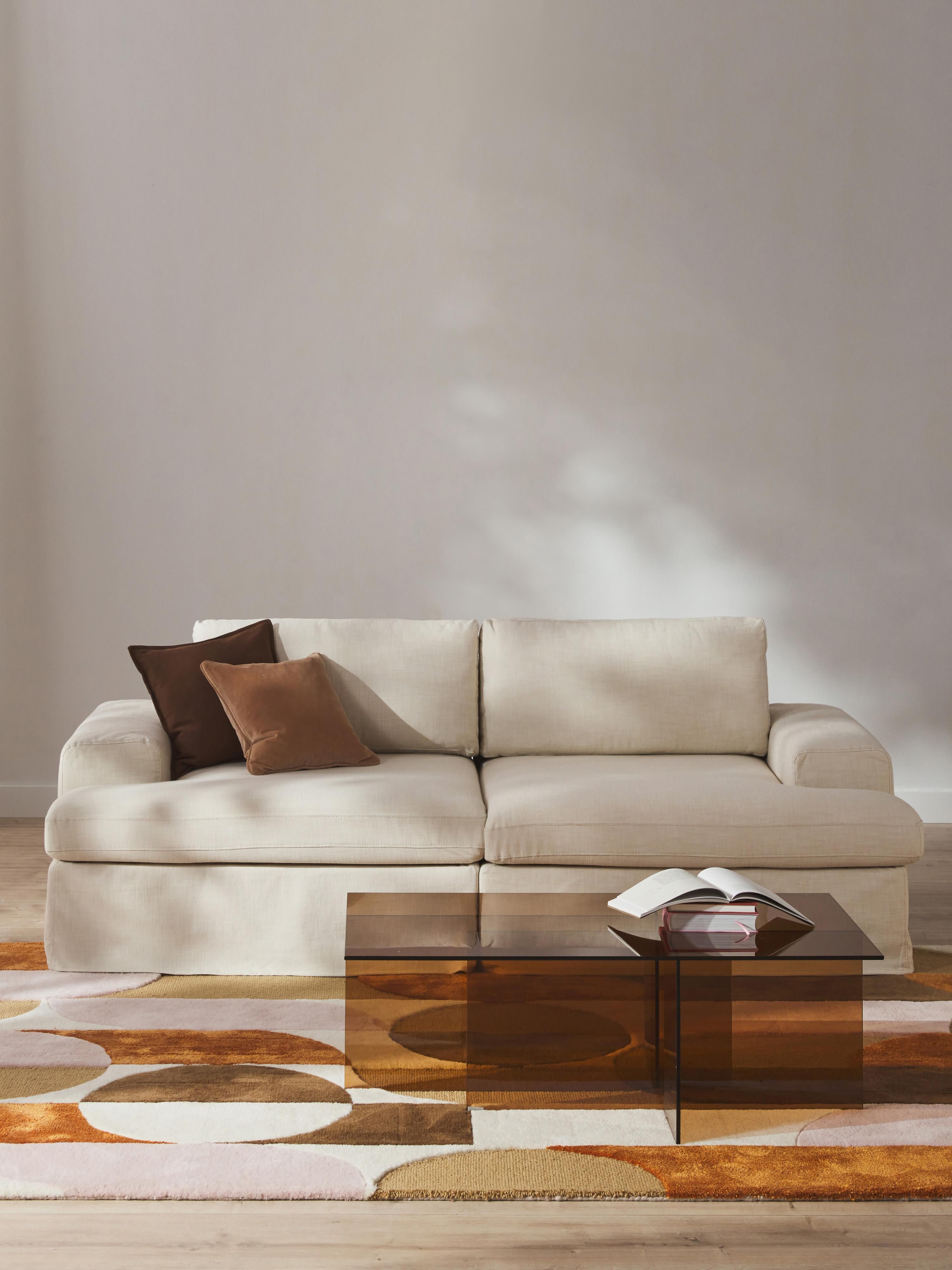Modulares Sofa Russell (3-Sitzer) mit abnehmbaren Bezügen