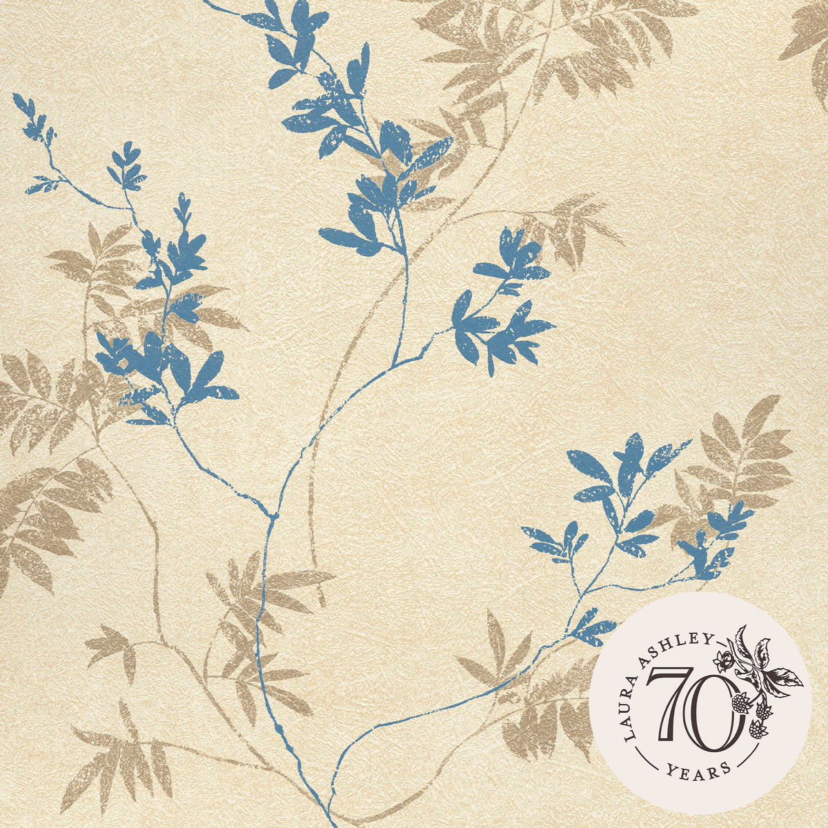Laura Ashley Vliesbehang - Mari Gold - Goud 10mx52cm