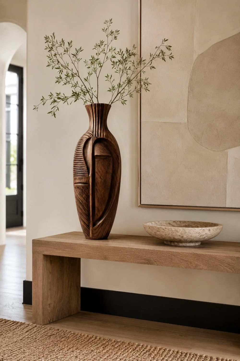 Vase Wood Sculpture #WG101