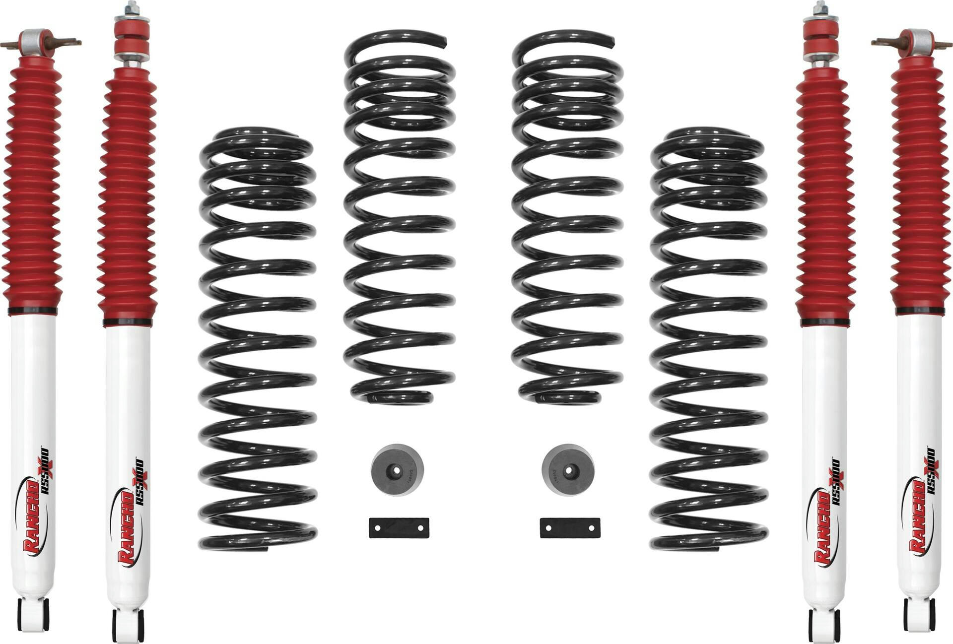 Rancho Lift Kit, 2007-2018 Jeep Wrangler, Front/Rear