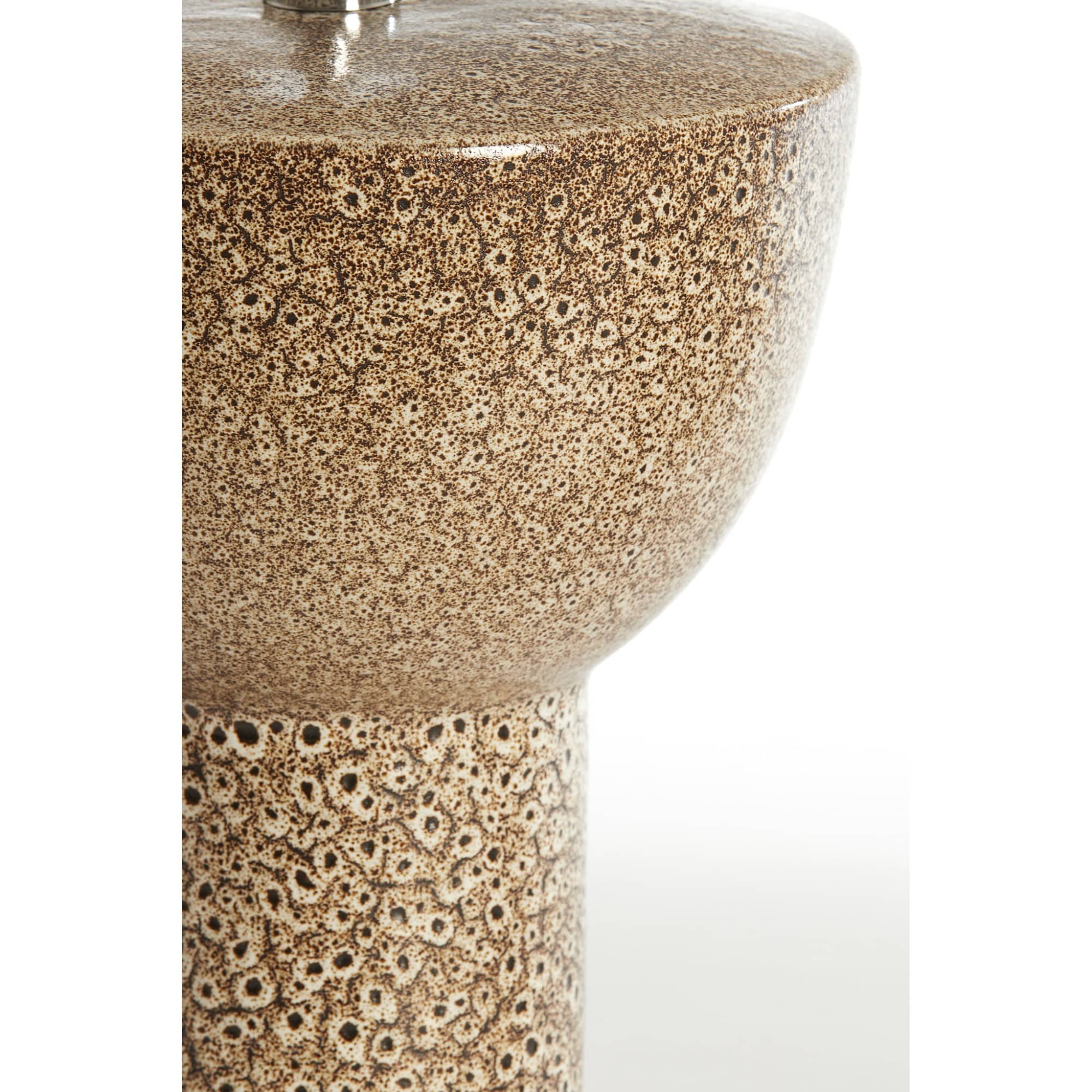 Light & Living Lampvoet Yasur - Zwart - Ø26cm