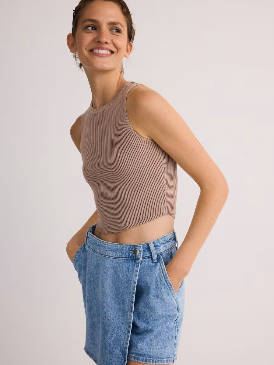 Denim Skort