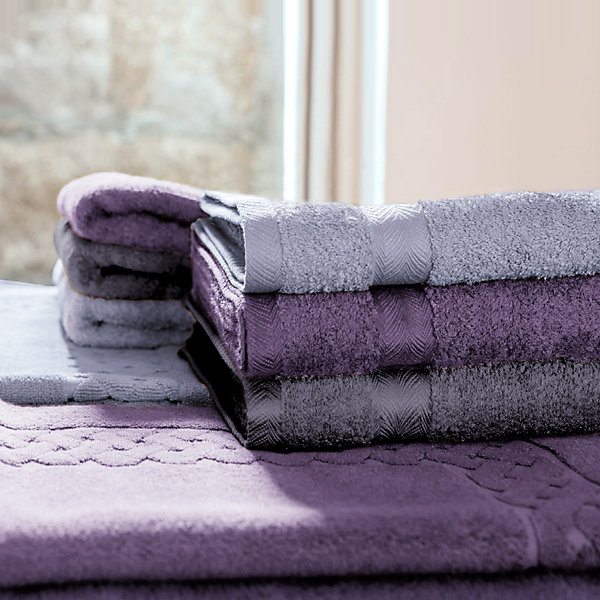 Drap de douche 70x140 cm ROYAL CRESENT Prune 650g/m2