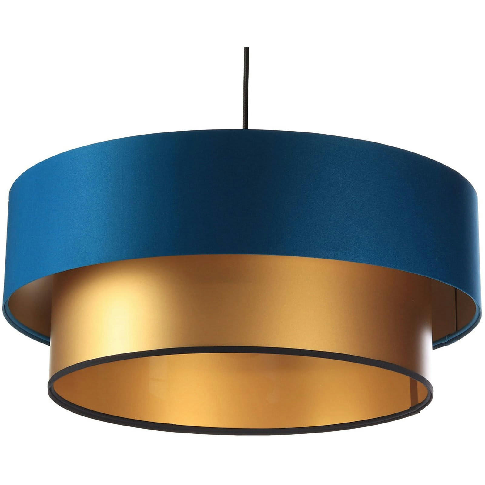 DUO ÉLÉGANT - Suspension Tissu Bleu