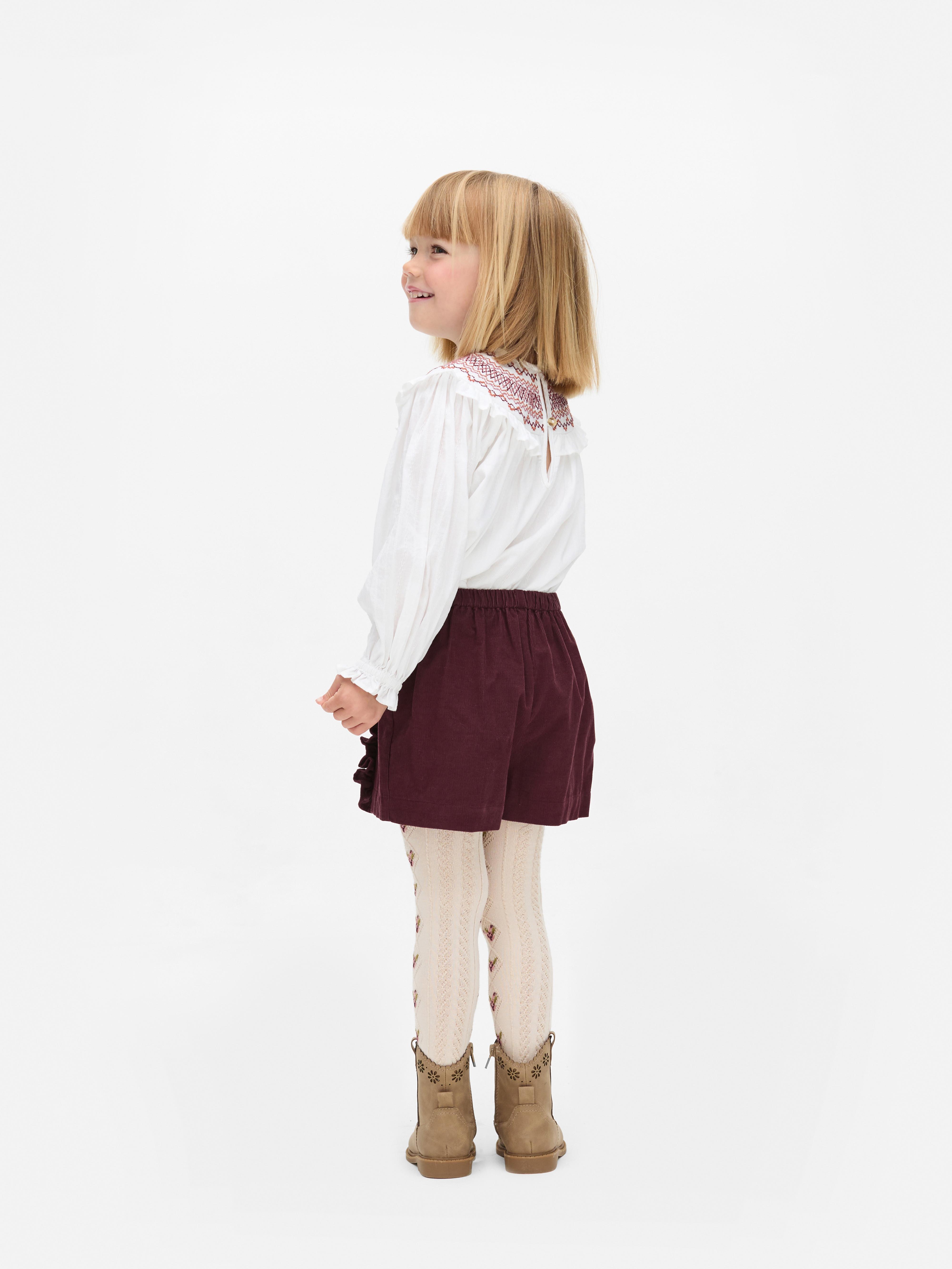 1.5-8yrs | The Edit Corduroy Ruffle Skort