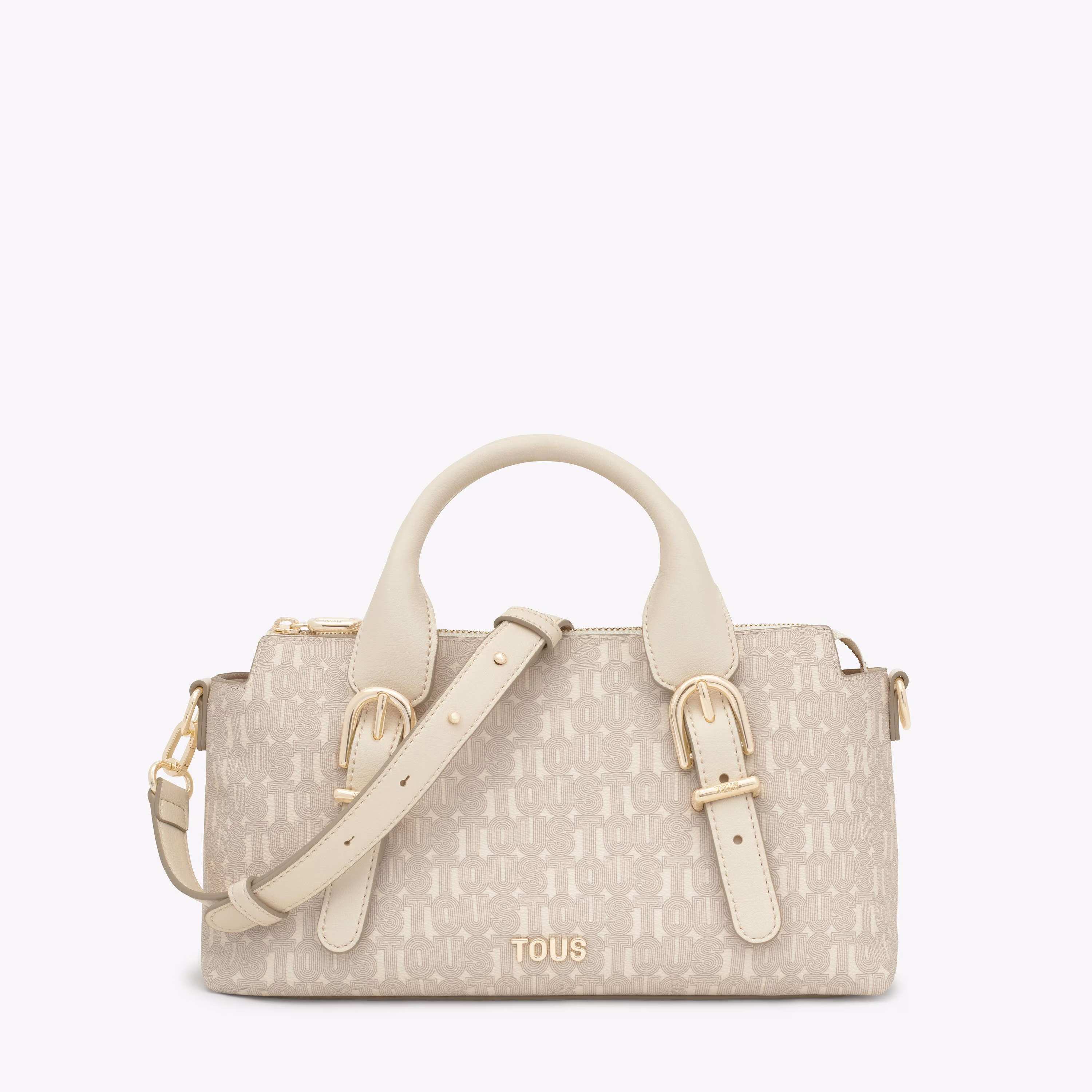 Bowling mediano beige TOUS Buckles Silhouette