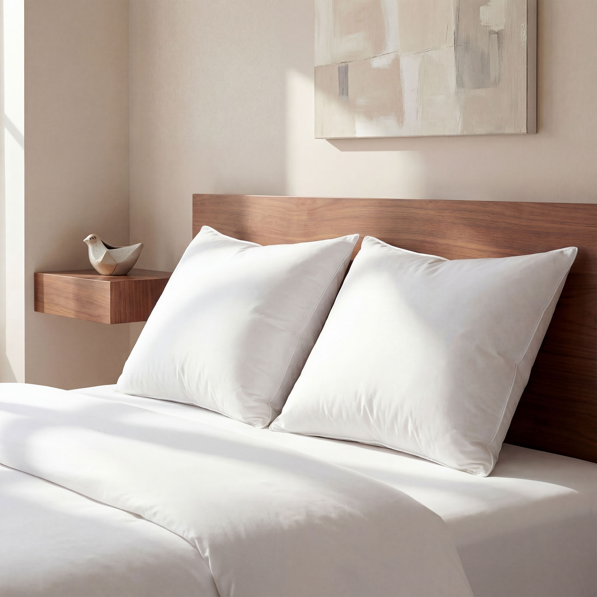 Pack 2 oreillers fermesNaturel canard