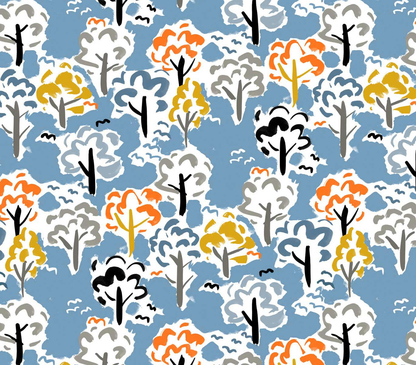 FORÊT - Tête de lit en tissu sans support en bois 160*140 cm