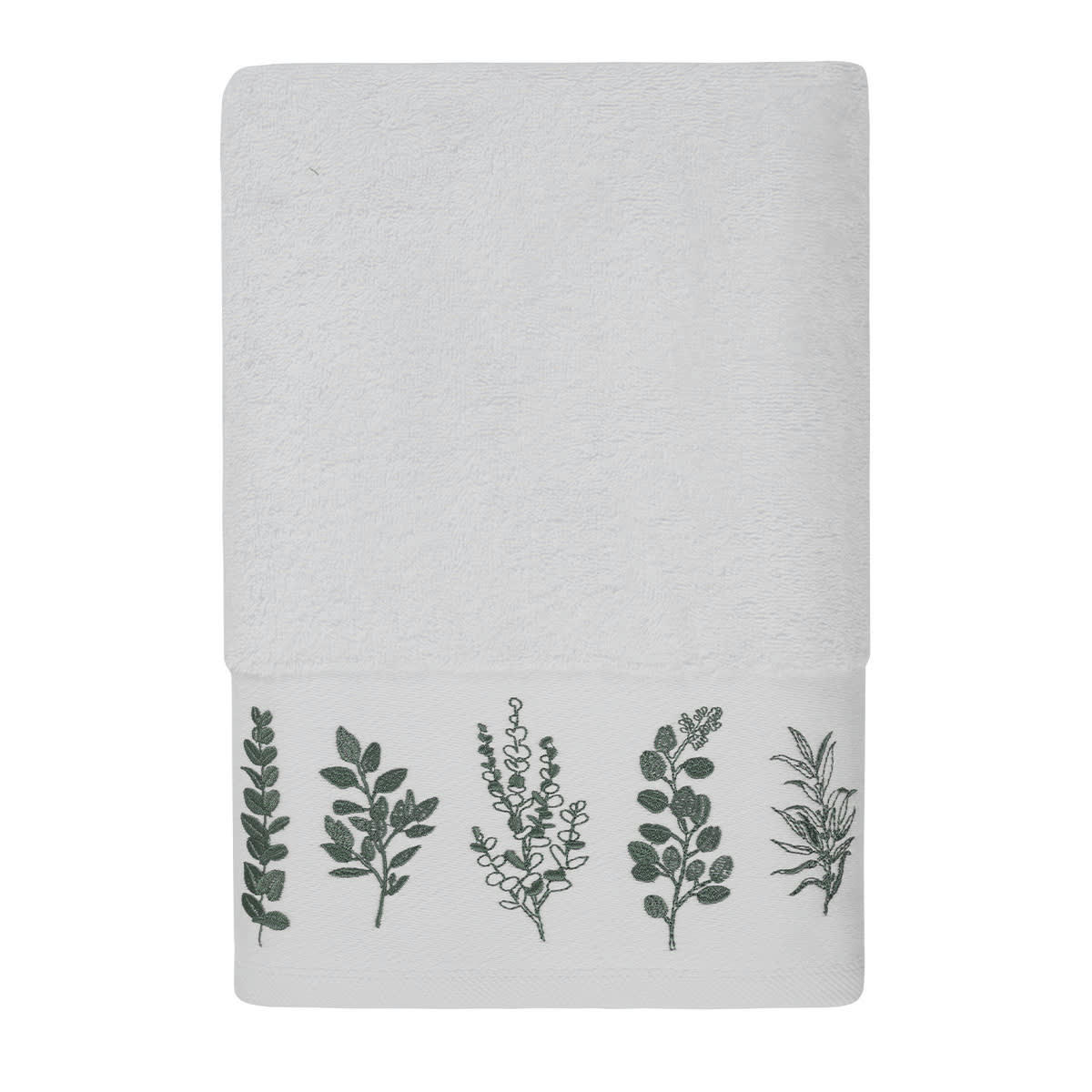 - Drap de bain en coton Blanc 70x140 cm