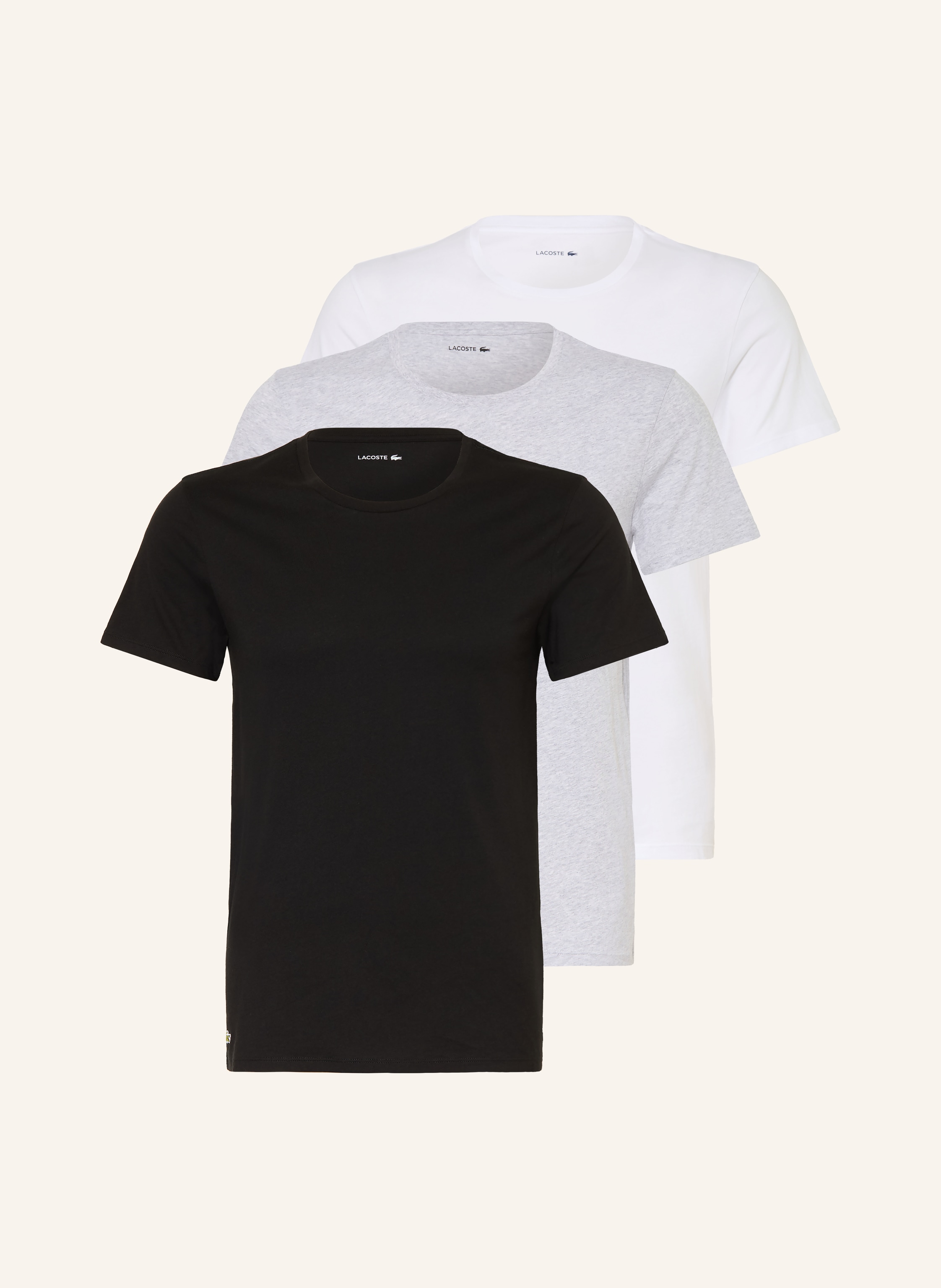 LACOSTE 3er-Pack T-Shirts