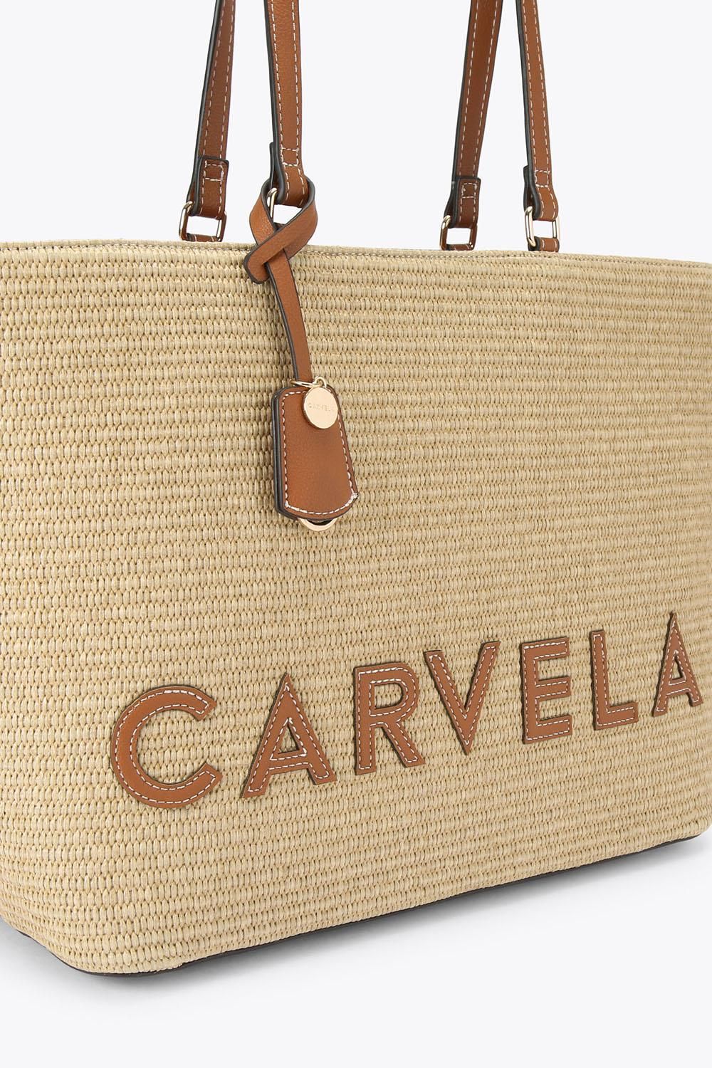 Carvela Frame Raffia Tote' Bag