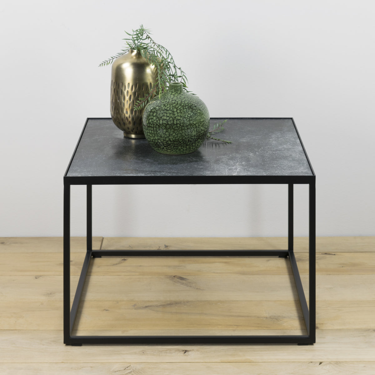Spinder Design salontafel Tijl 60 x 60 - Zwart