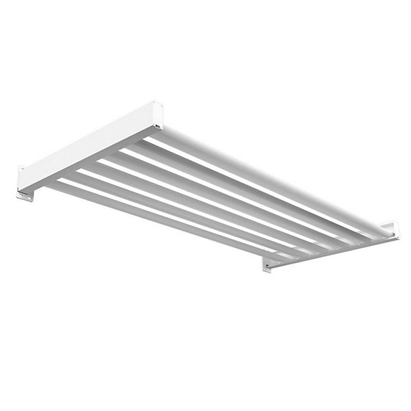 Auvent Bioclimatique Fixe LANITRA (Blanc brillant - 1.50 x 0.954 m)