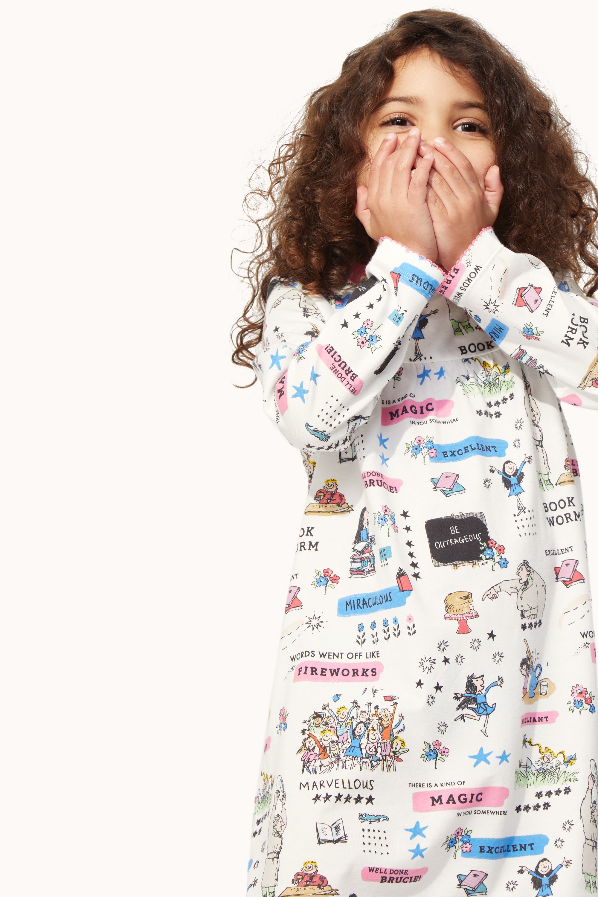 Matilda Be Outrageous Long Sleeve Jersey Nightie (2-12 Years)