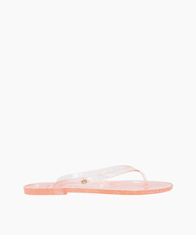 Littles Pink - Toe Post Jelly Sandals