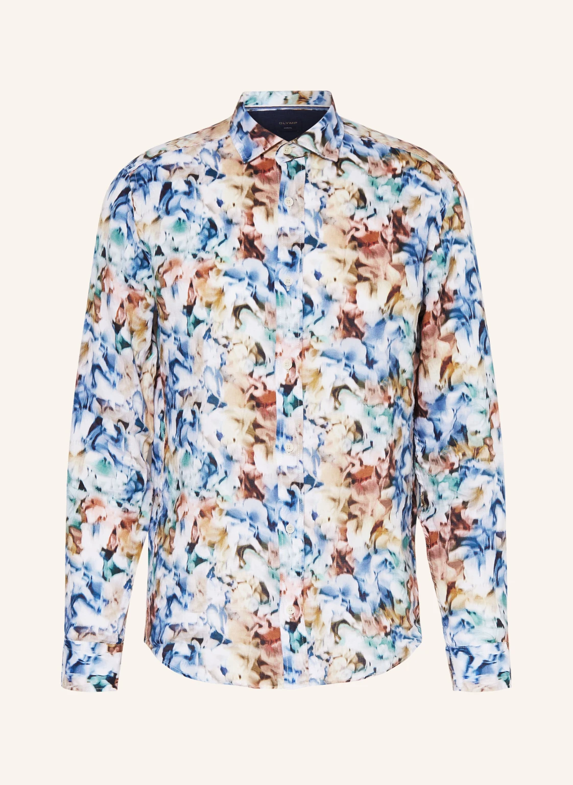 OLYMP Leinenhemd Casual regular fit