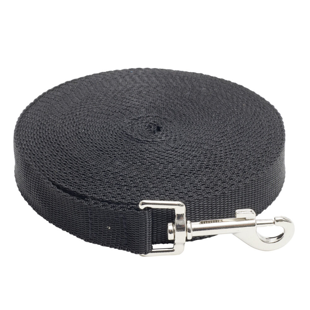Laisse pour chien 9m longe noire