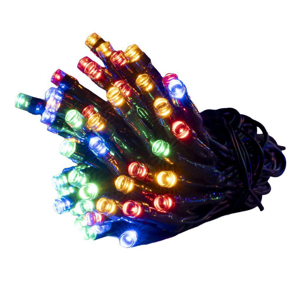 Guirlande de No&euml;l lumineuse 50LED multicolore L375cm