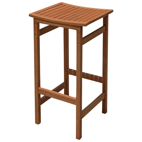 Bar-Set, 4 Sitzplätze, Eukalyptusholz