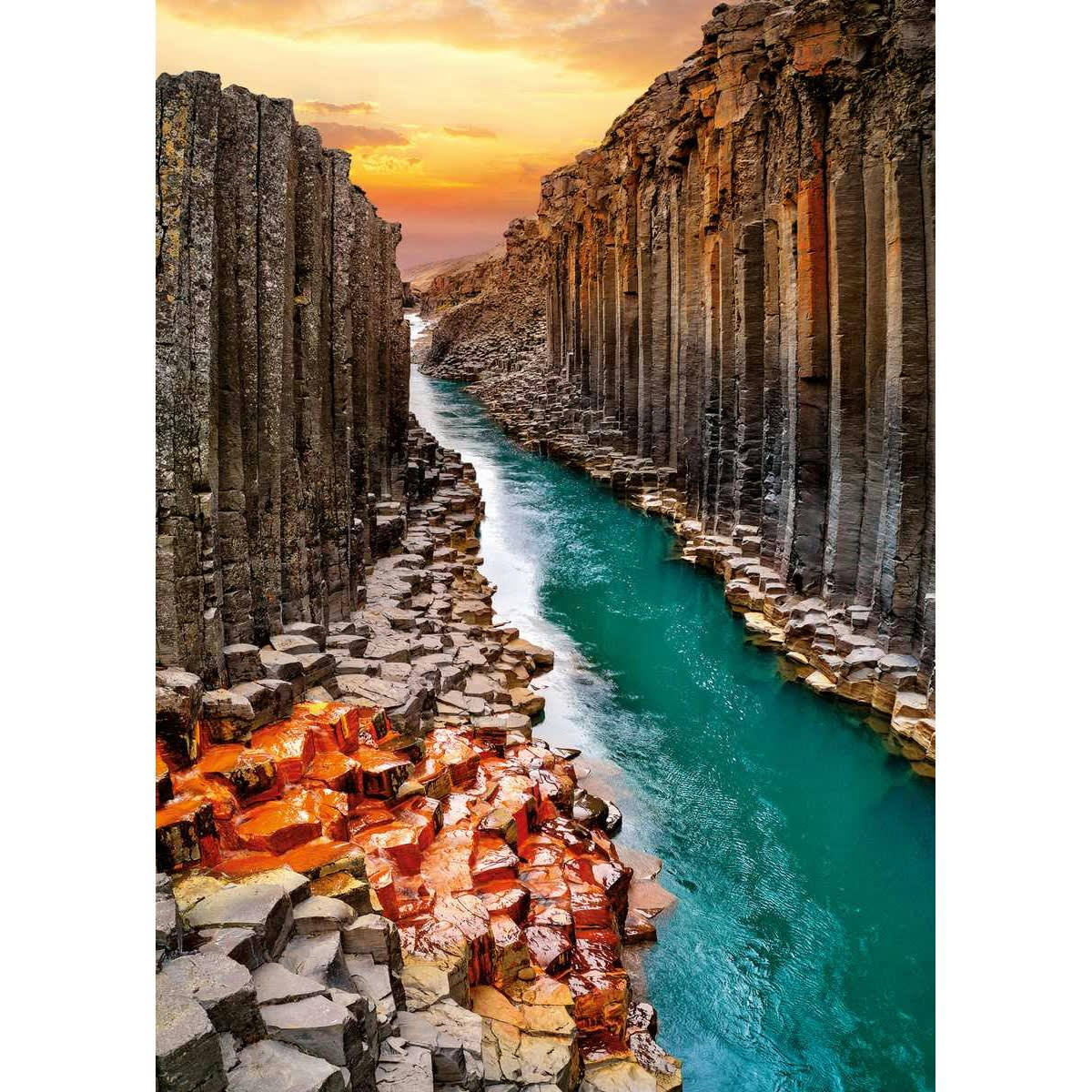 GRANDS ESPACES - Tableau sur toile canyon basalte 30x45 cm