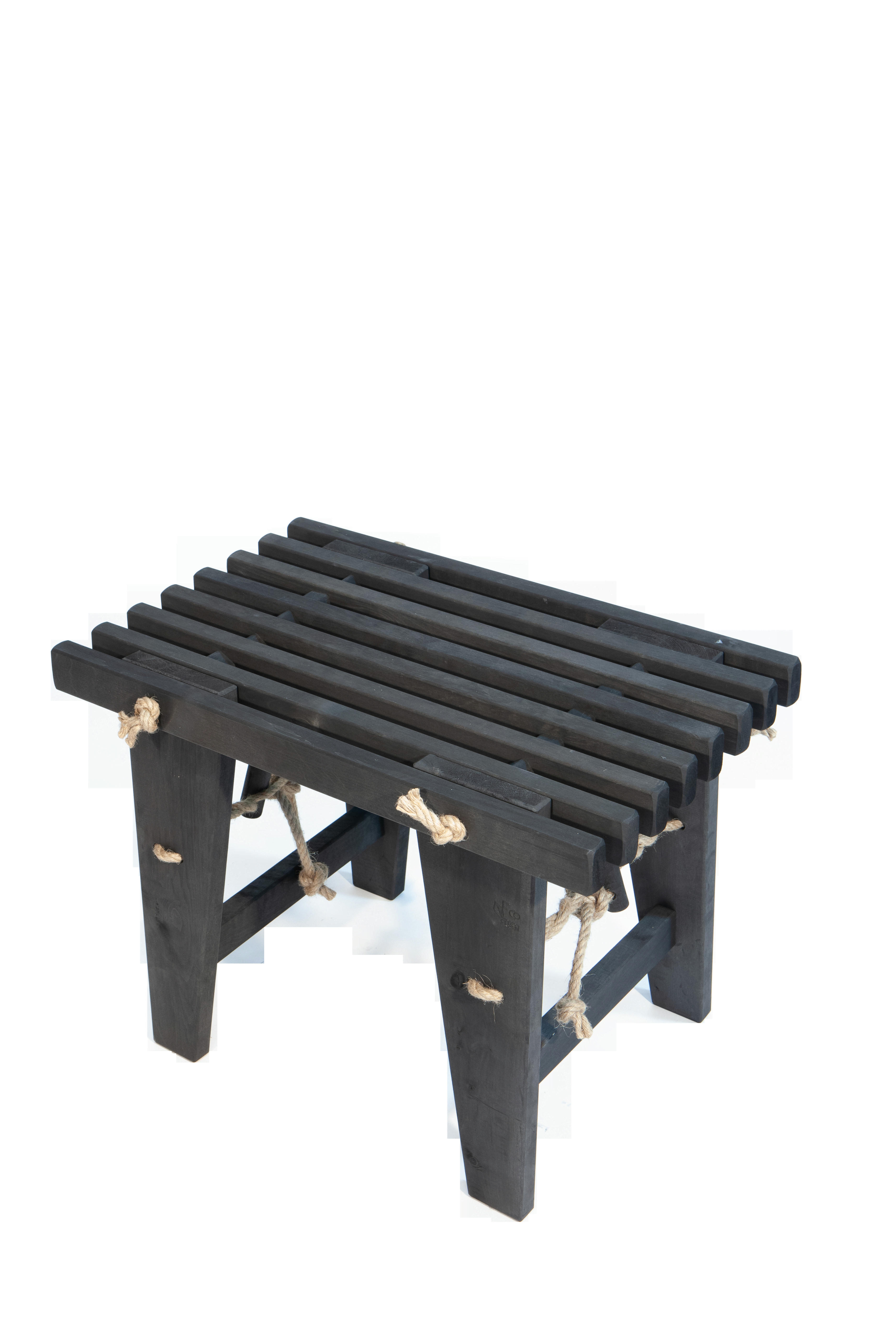 ECOBENCH - Banc eco 60 cm pin - brun, huilé