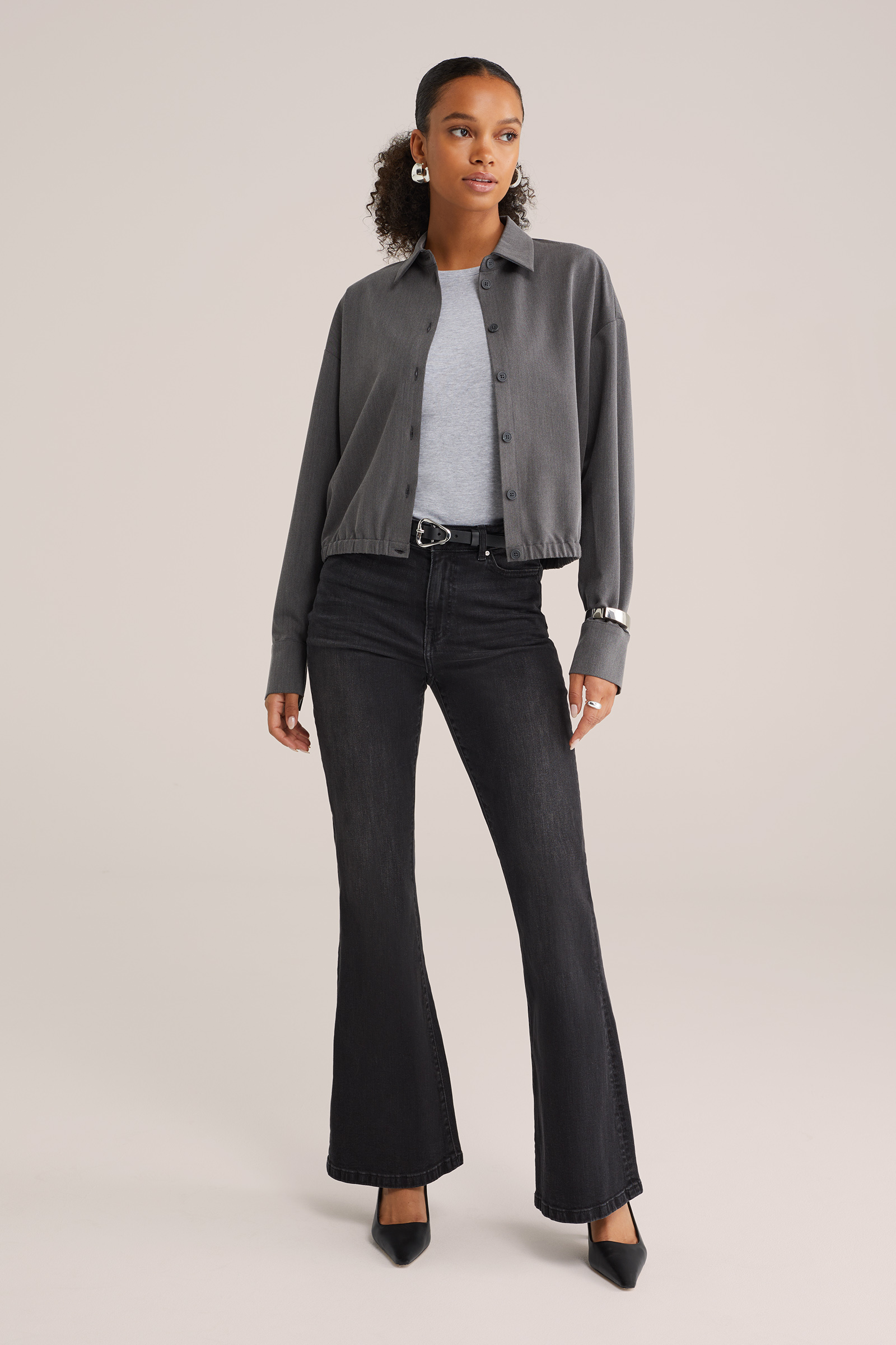 Dames High waist super flared jeans